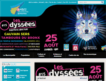Tablet Screenshot of mairie-ambes.fr
